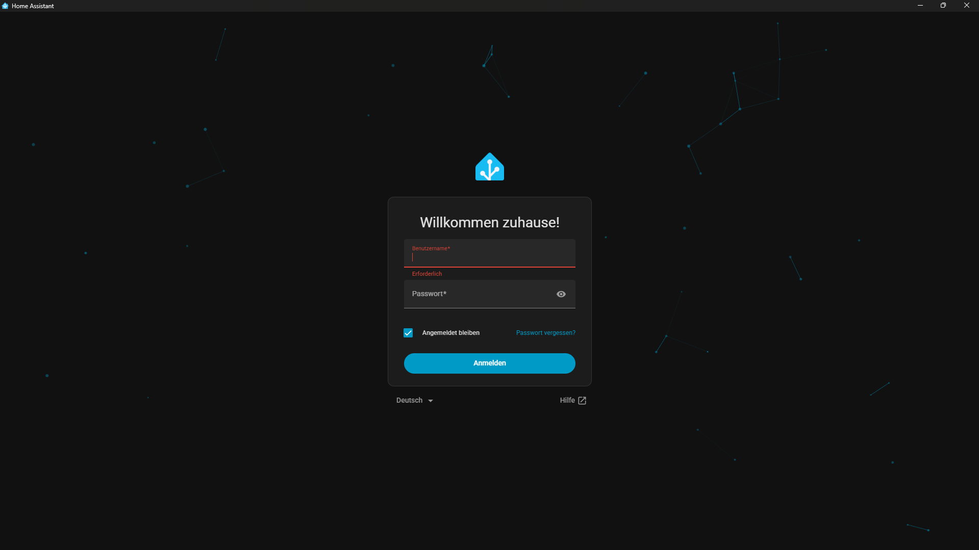 Home Assistant Desktop