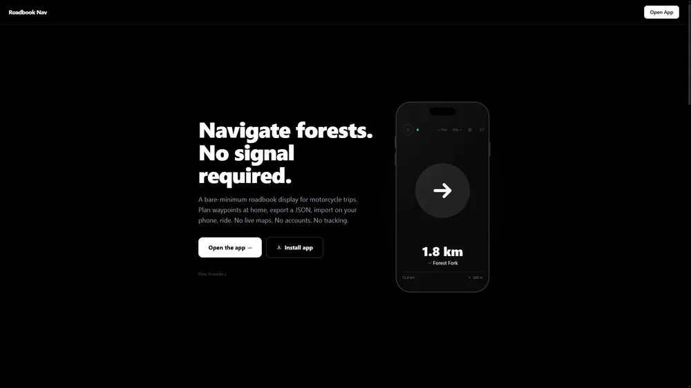 Roadbook Nav