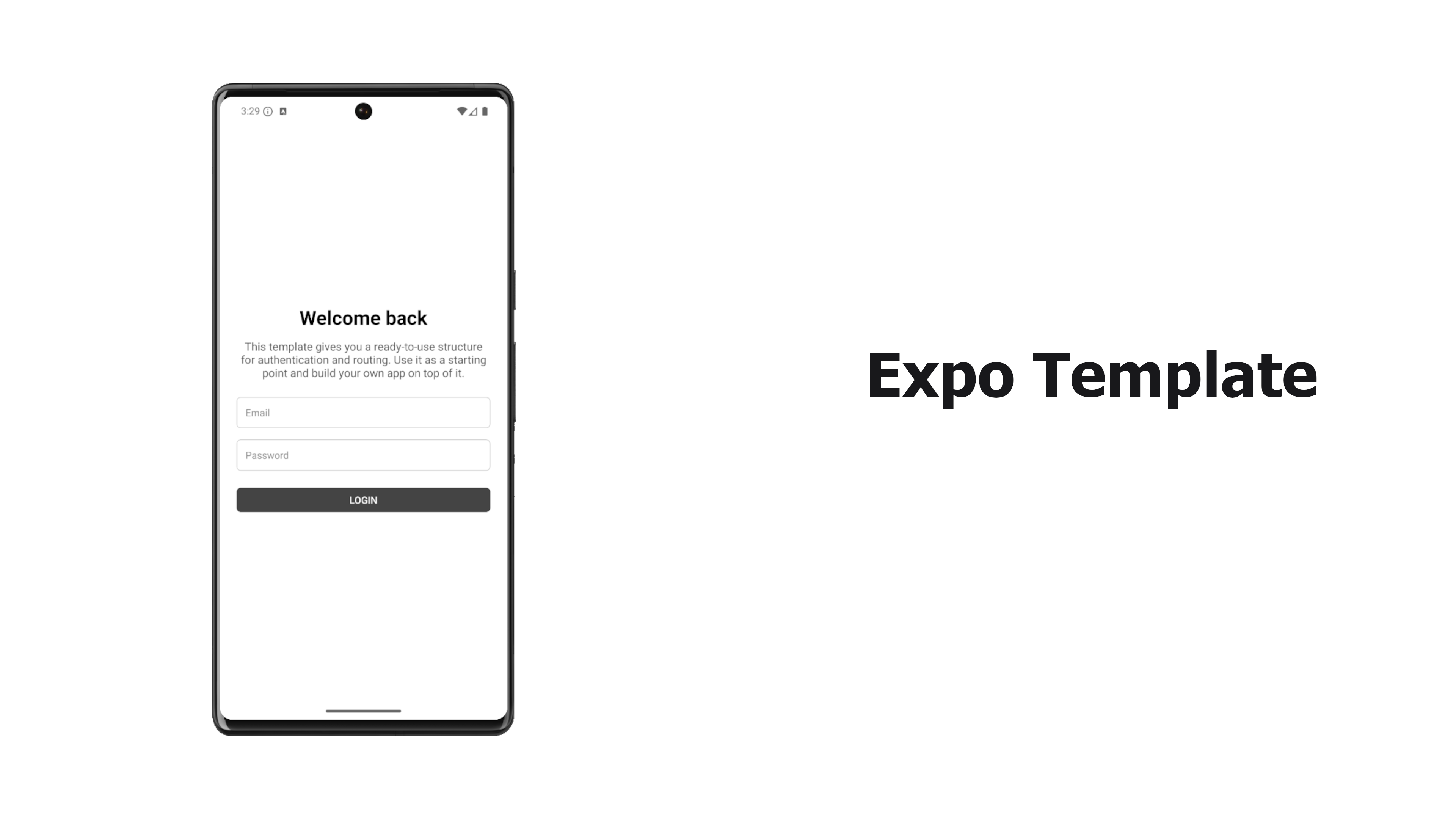 Expo Template preview